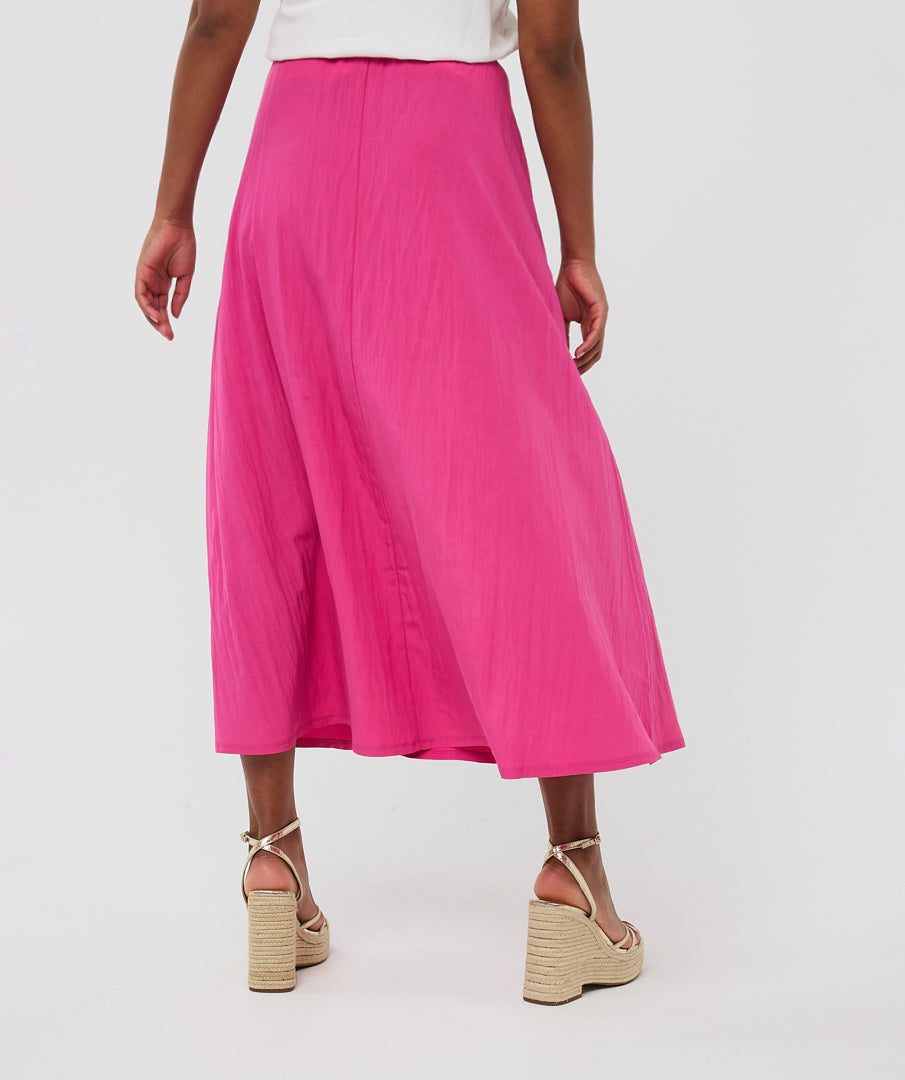 Esqualo Hot Pink Drawstring Skirt