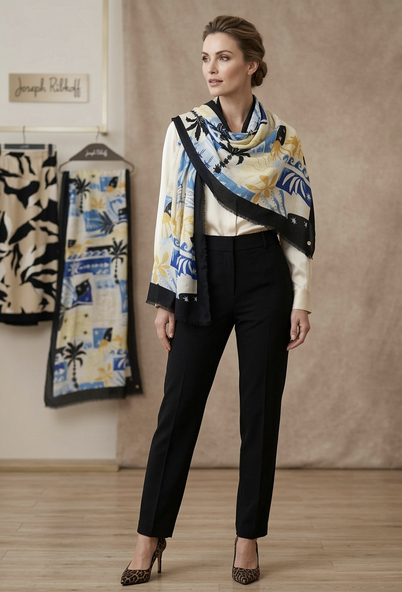 Joseph Ribkoff Artistic Scarf