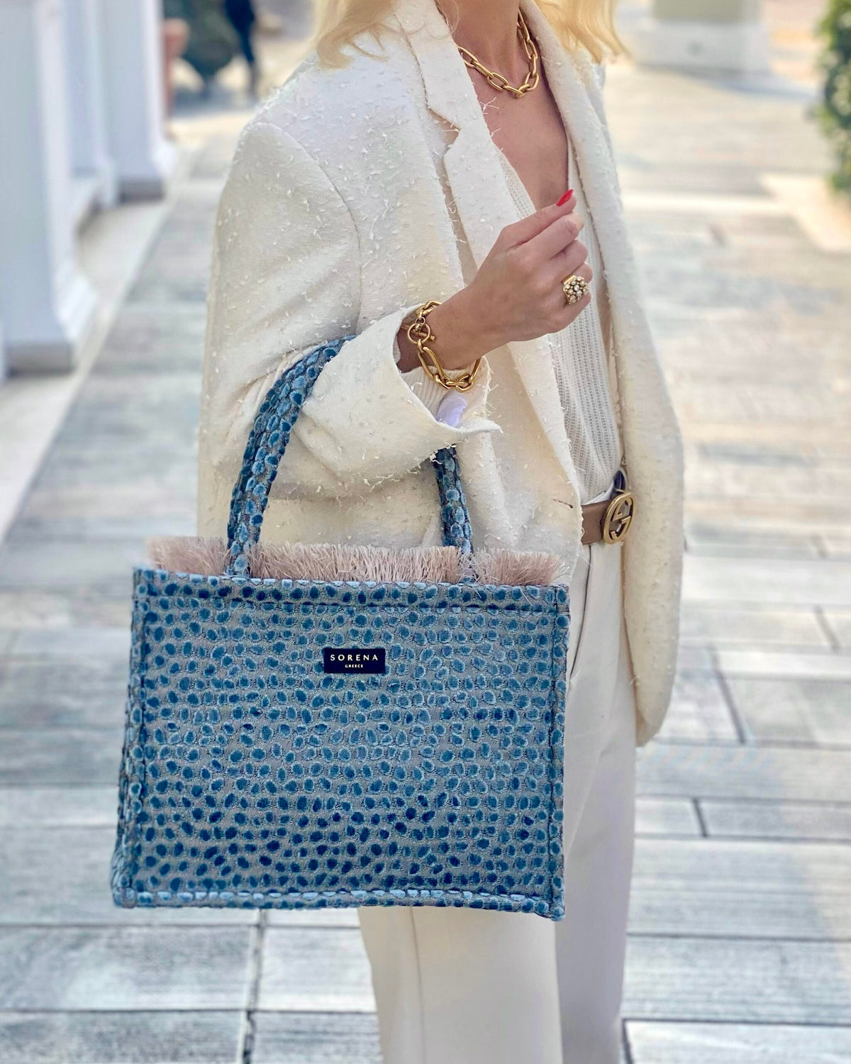 Sorena Cyclades Medium Tote Bag