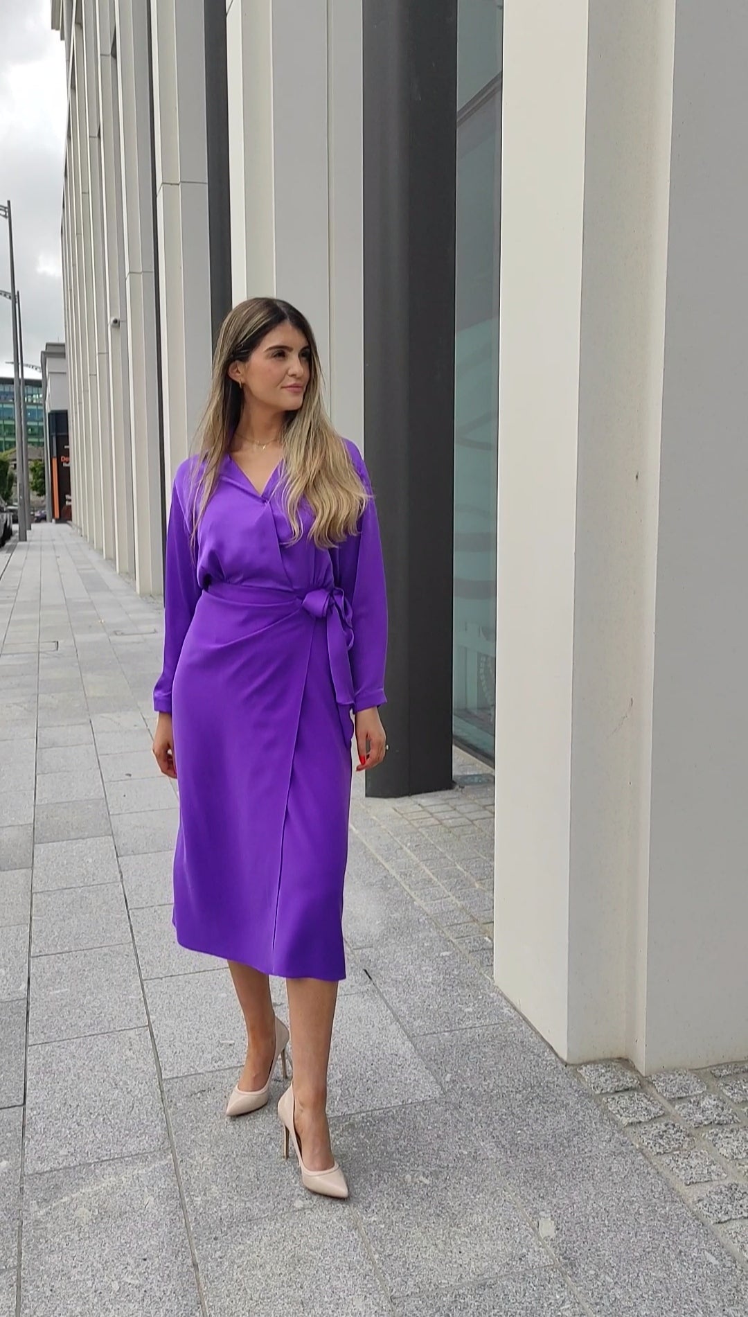 Moskada Purple Merida Dress