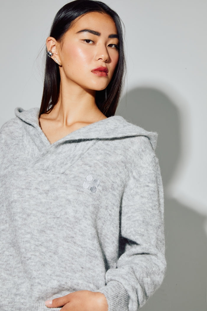 IMPREVU Alpaca Wool Grey Nola Sweatshirt