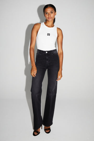 IMPREVU Black Flared Jeans