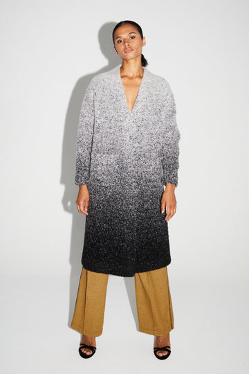 IMPREVU Grey/Black Tye/Dye Coat