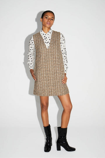 IMPREVU Mini Tweed Dress