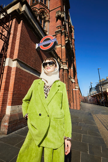 IMPREVU Oatmeal One Size Halo Snood