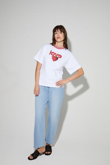 Imprevu Colette Print Love Tshirt