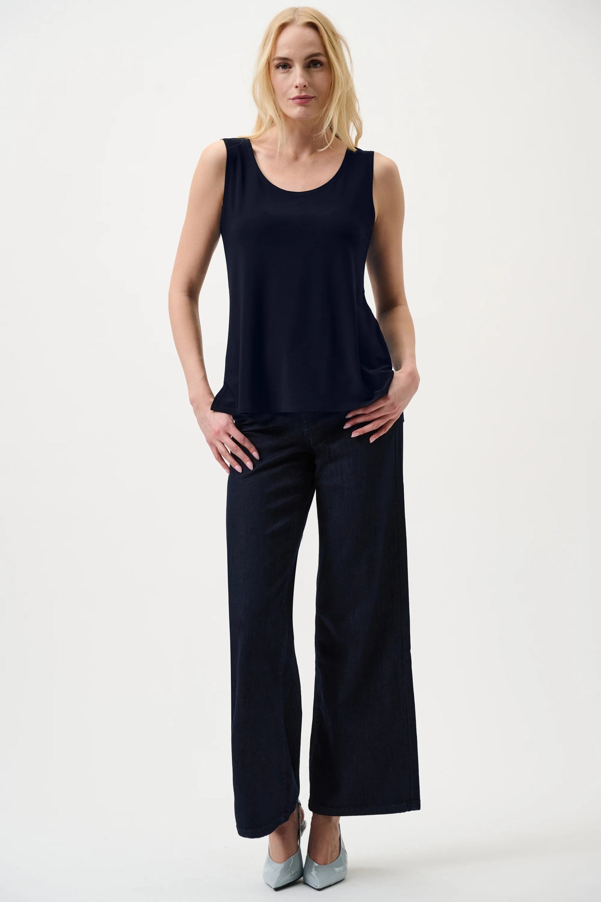 Joseph RibkoffMidnight Blue Classic Scoop Neck Camisole