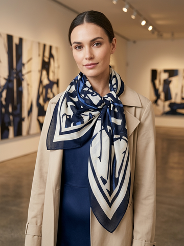 Joseph Ribkoff Abstract Scarf