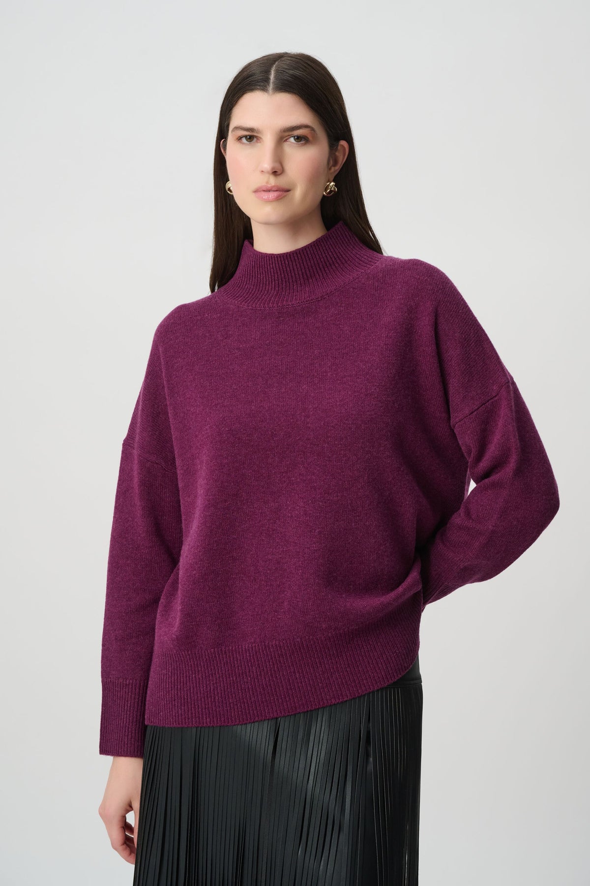 Joseph Ribkoff Elizabeth Hurley Icon Edit 57 Elderberry Sweater