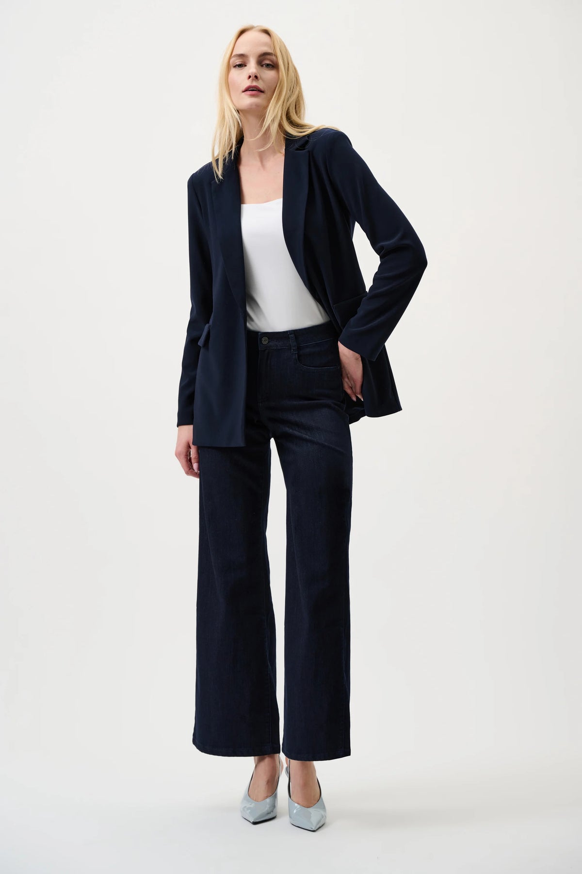 Joseph Ribkoff Goldie Dark Denim Jean