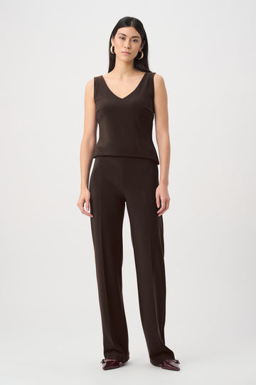 Joseph Ribkoff Mocha Classic Wide Leg Pants