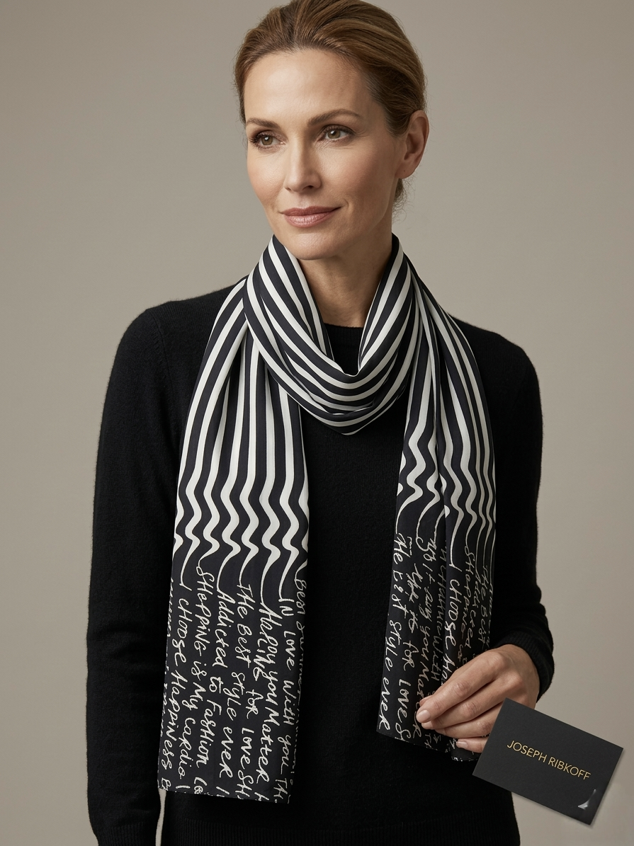 Joseph Ribkoff Monochrome Scarf