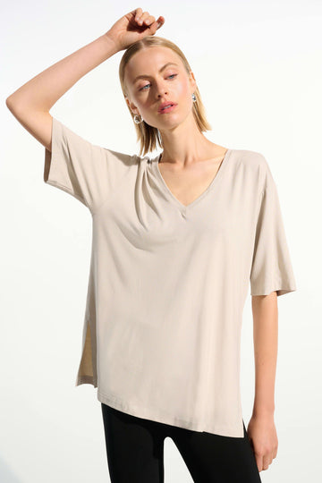 Joseph Ribkoff Moonstone Jersey Boxy Tunic With V-neckline