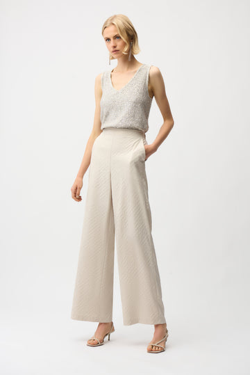 Joseph Ribkoff Moonstone Sequins Yarn V-Neck Camisole