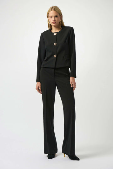 Joseph Ribkoff Scuba Crepe Boxy Blazer