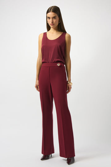 Joseph Ribkoff Scuba Crepe Wide-Leg Pants