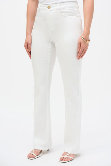 Joseph Ribkoff White Brooke | Classic Bootcut Stretch Jeans