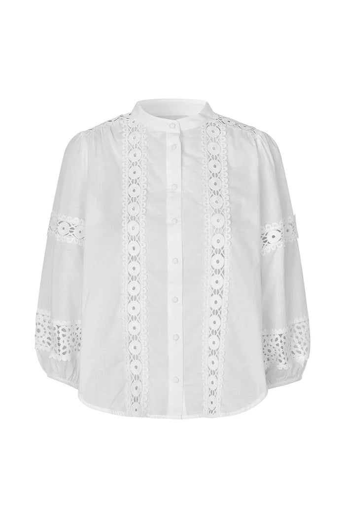 Lollys Laundry White June LL Shirt LS