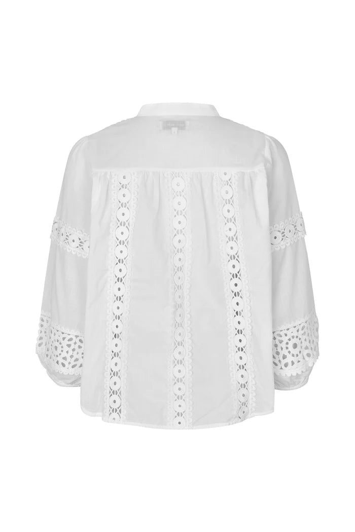 Lollys Laundry White June LL Shirt LS