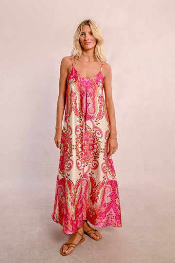 Molly Bracken Paisley Pink Daphne Dress
