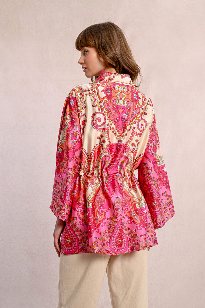 Molly Bracken Pink Daphne Kimono