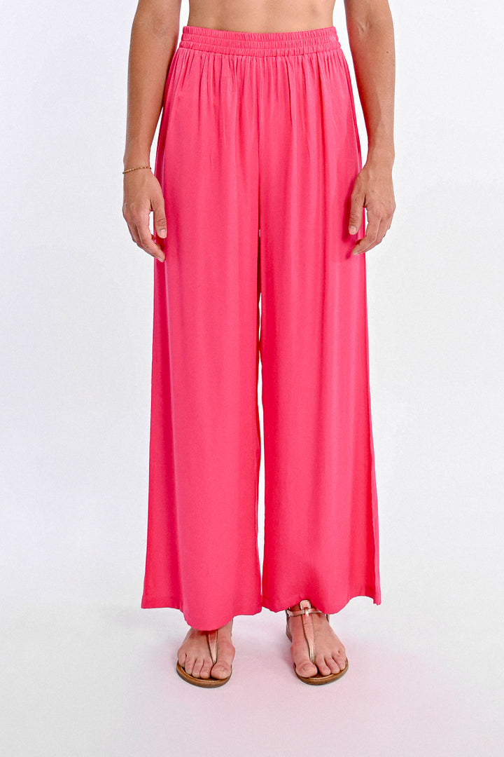 Molly Bracken Straight Leg Pink Trousers