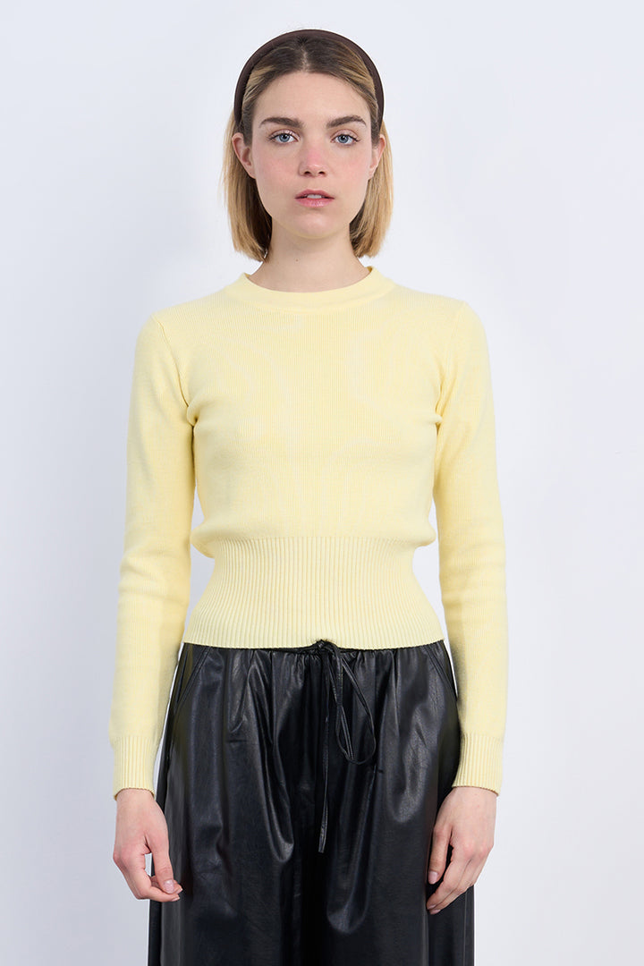 Molly Bracken Yellow Straight Sweater