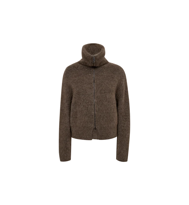 Mos Mosh Hulda Zip Knitted Cardigan