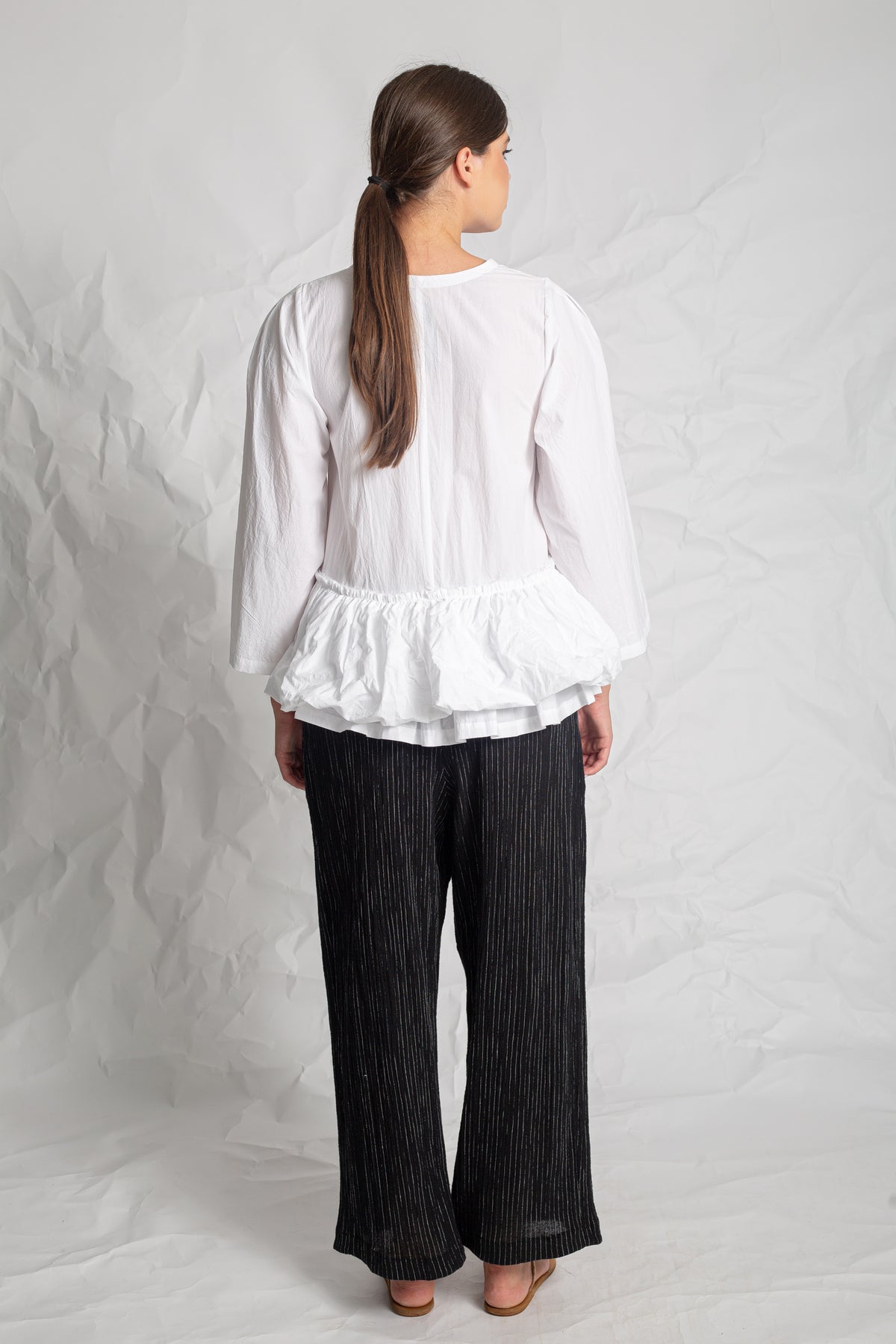 Les Filles D&#39;Ailleurs White Shirt/Top