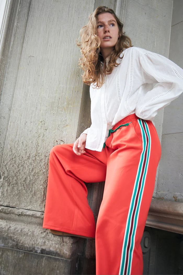 Lollys Laundry Red Liam Trousers