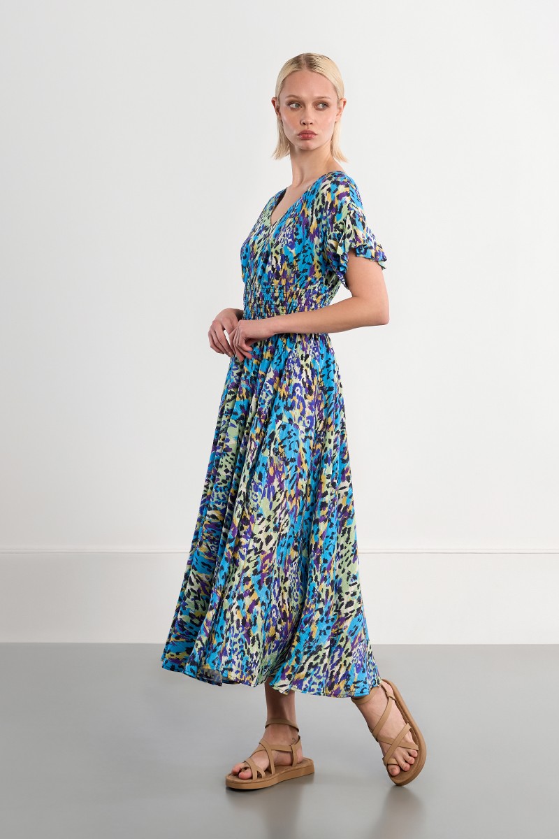 Lili Sidonio Maxi Dress With Ruffles