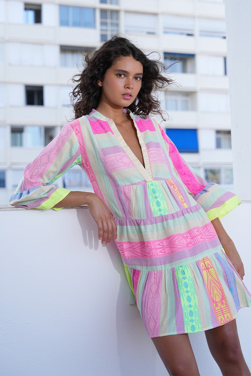 Lili Sidonio Multi Coloured Cotton Dress