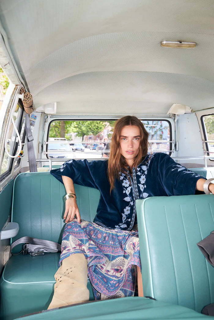 Lollys Laundry Blue Amby Jacket LS