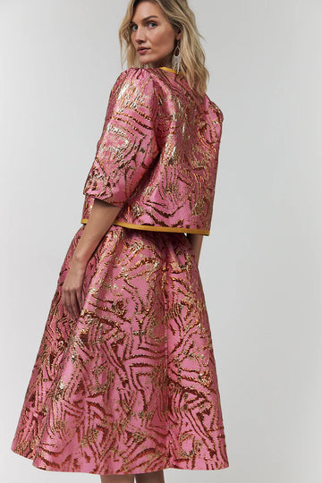 Lollys Laundry Pink Trine Short Jacket 3/4 Length