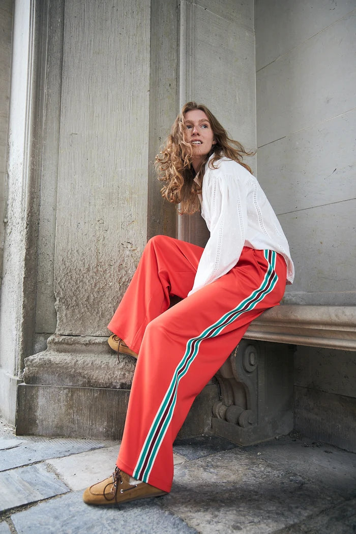 Lollys Laundry Red Liam Trousers