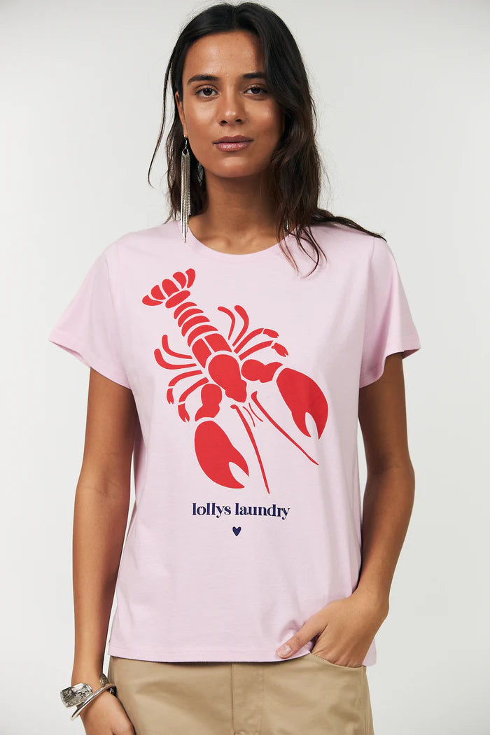 Lollys Laundry Red Roma Lobster Tee
