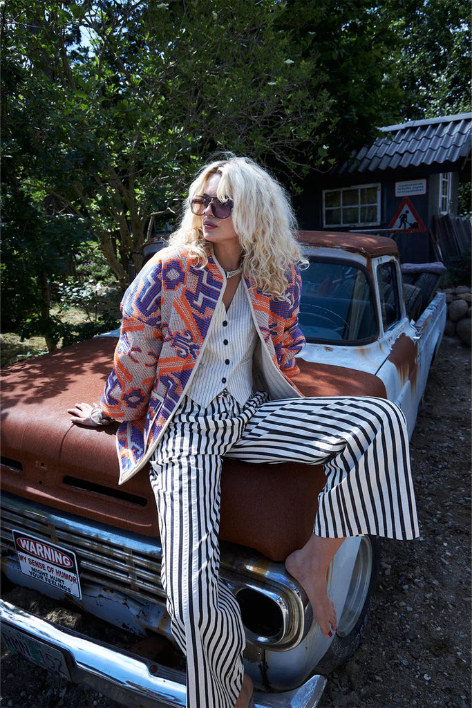 Lollys Laundry Stripe Rita Pants - Sheena's Boutique Ireland