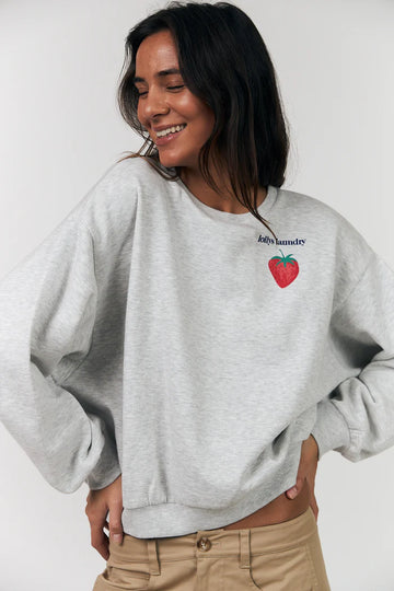 Lollys Laundry Sydney Strawberry Sweatshirt LS