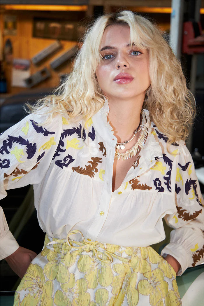 Lollys Laundry White Fenga LL Shirt