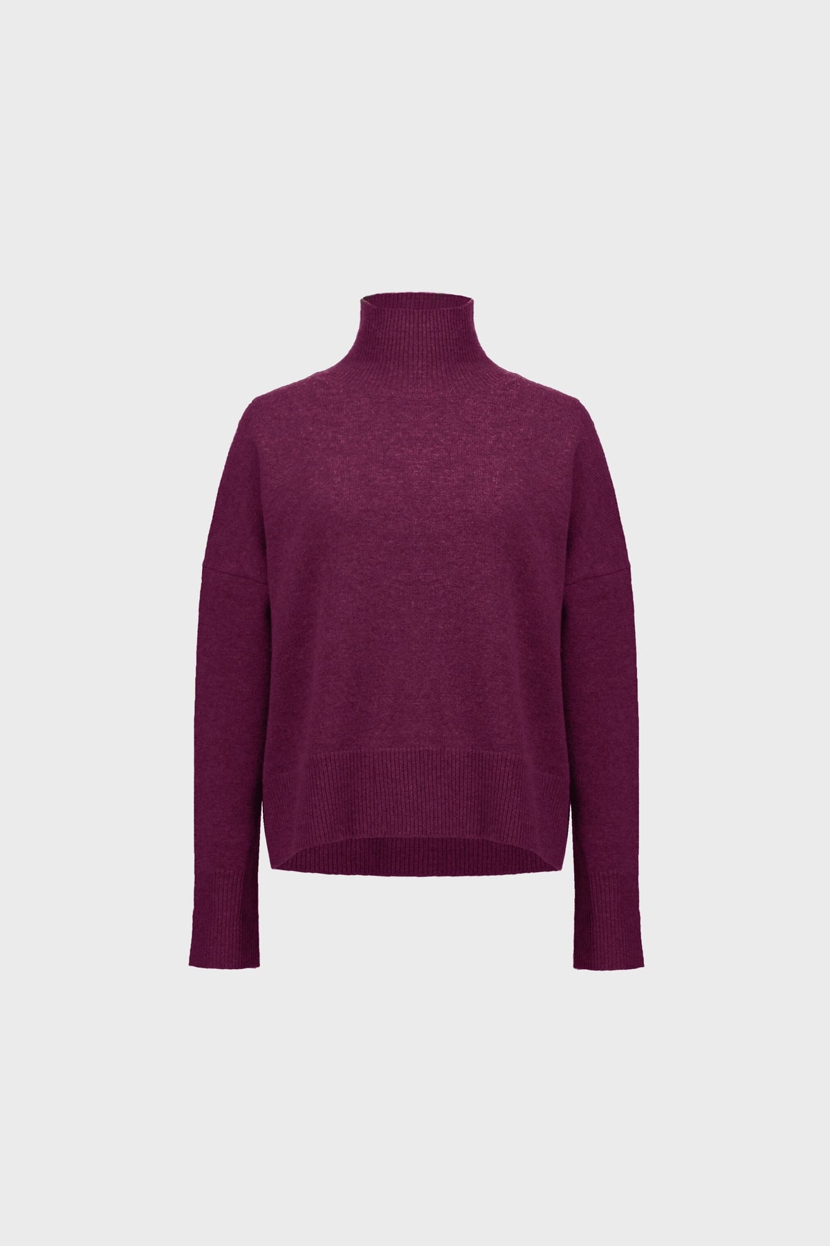 Joseph Ribkoff Icon Elizabeth Hurley Edit 57  Elderberry Sweater - 100% Laine Wool