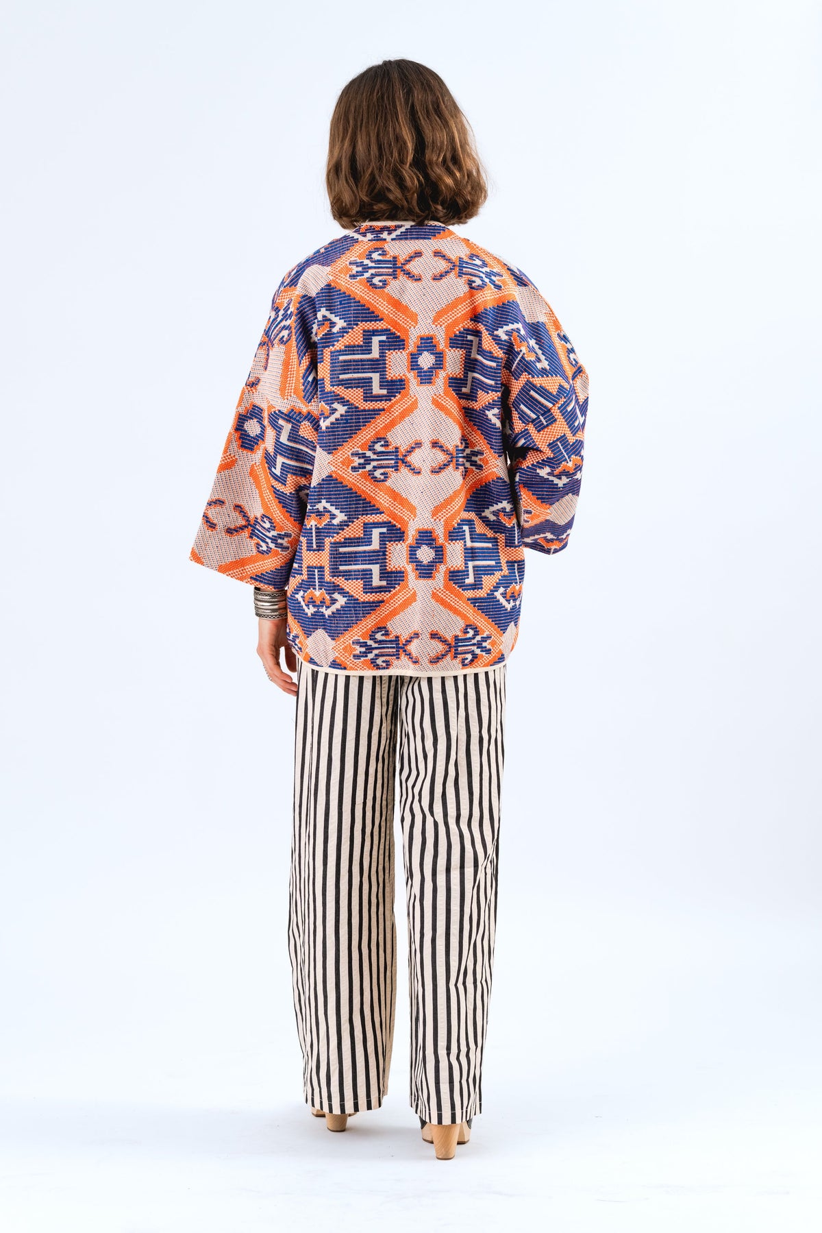 Lollys Laundry Orange Mixed Lulu Jacket