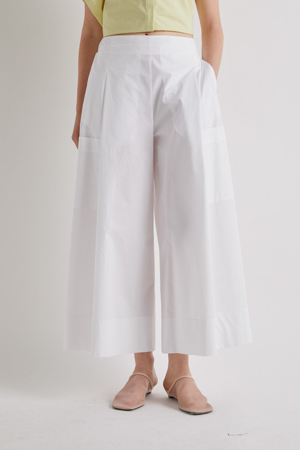 MeiMeiJ Off White White Pants