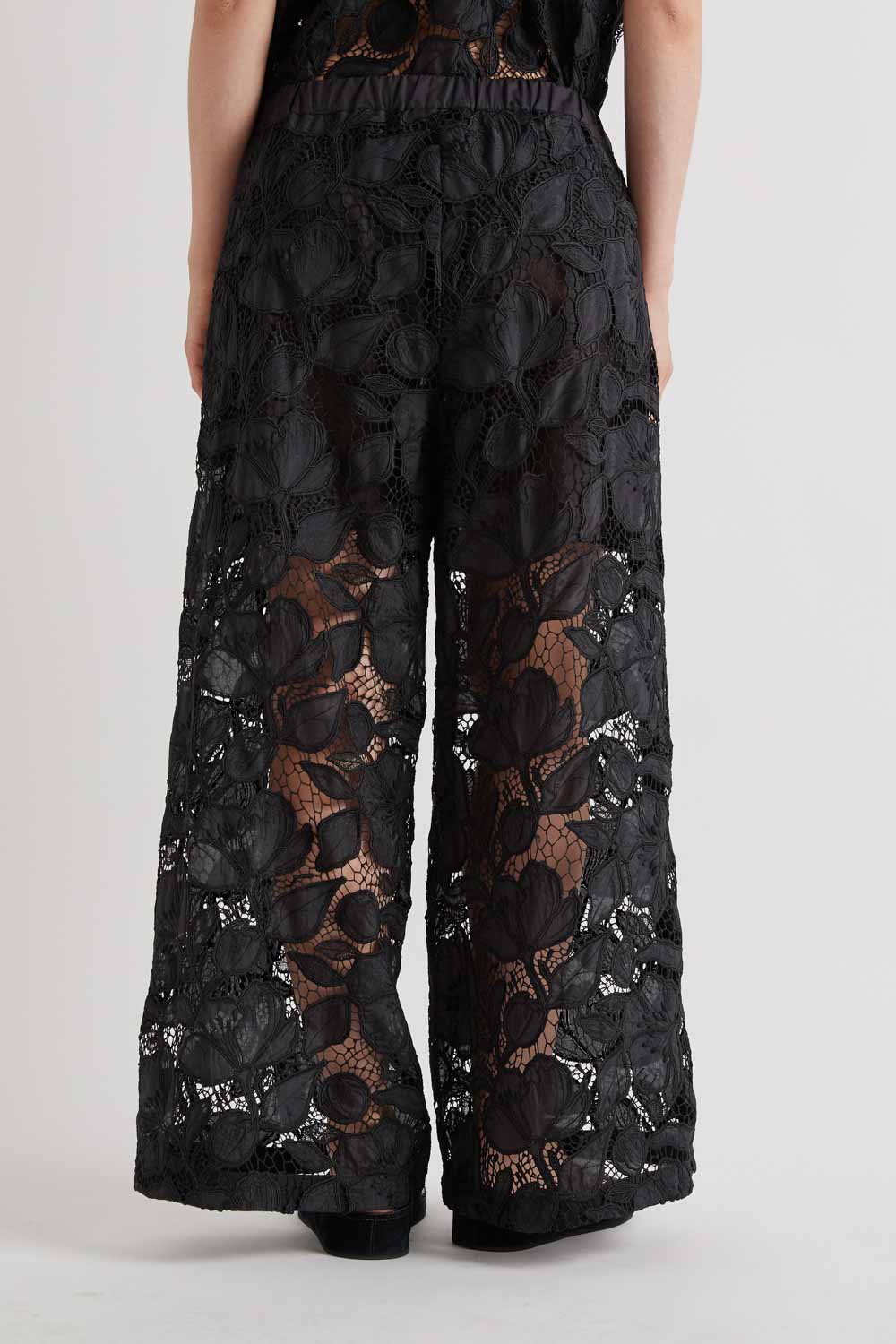 MeiMeiJ Nero Lace Trousers