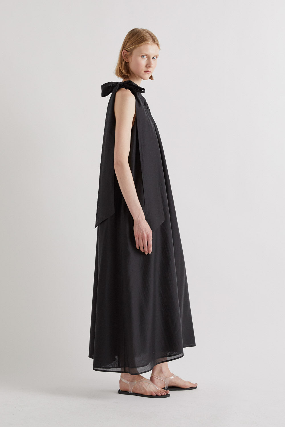 MeiMeiJ One Shoulder Black Dress
