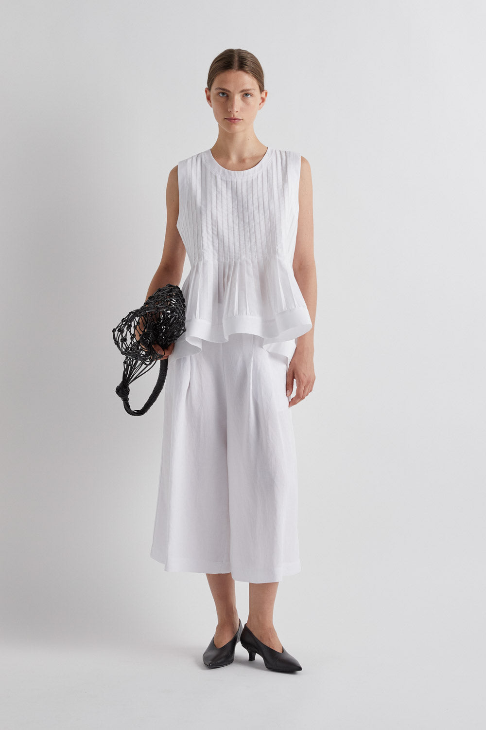 MeiMeiJ Off White Blouse