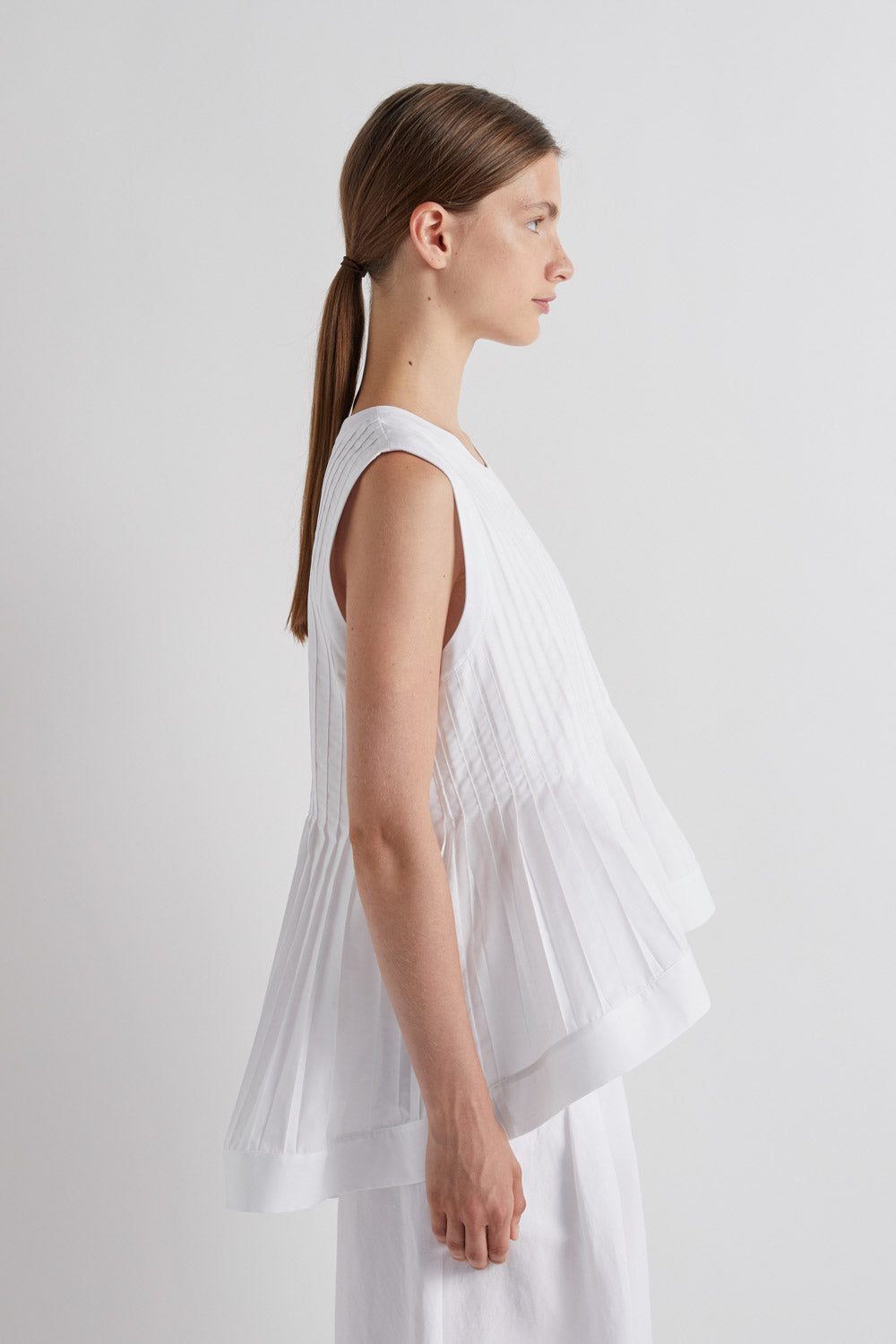 MeiMeiJ Off White Blouse