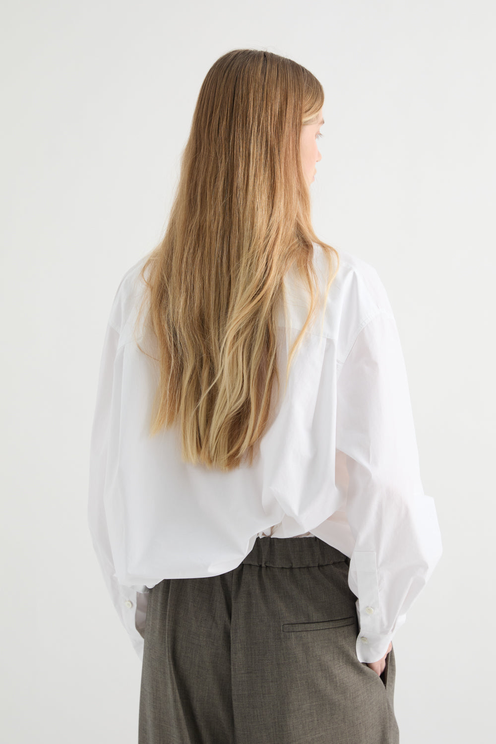 MeiMeiJ Contemporary Classic Off White Shirt