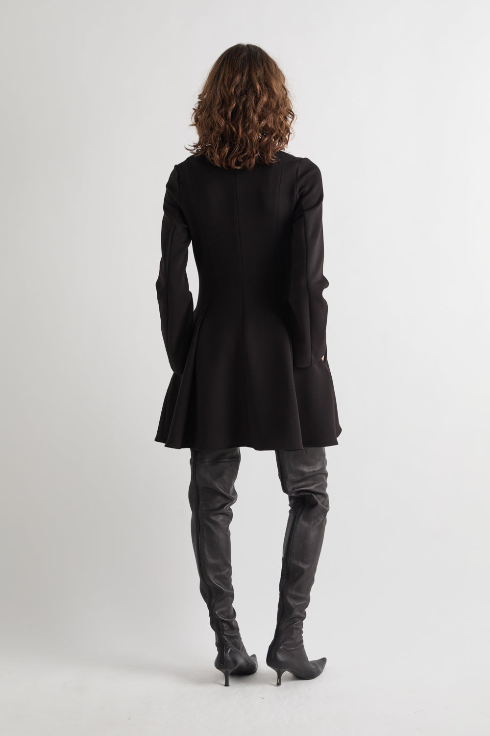 MeiMeiJ Modern Tailored Nero Dress