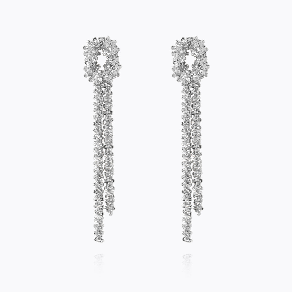 Caroline Svedbom Gemma Earrings Rhodium
