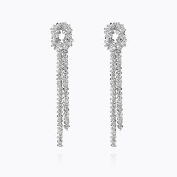 Caroline Svedbom Gemma Earrings Rhodium